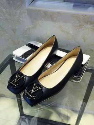 LV Shallow mouth flat shoes Women--018